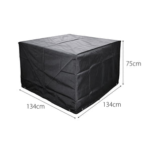Cozy Bay® EZBreathe 8 Seat Cube Set Cover in Black