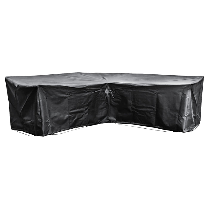 Cozy Bay® EZBreathe Medium L Shape Sofa Cover in Black